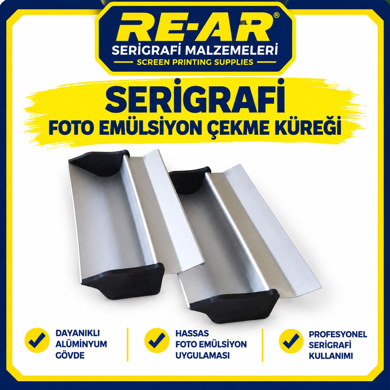 Fotoemülsyon 30 cm Çekme Küreği 