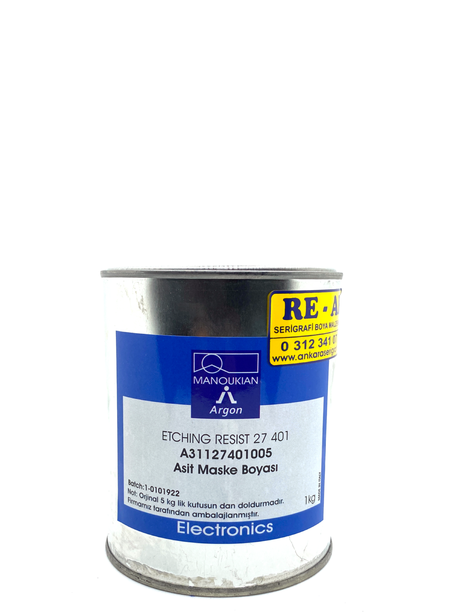 27-401 Asit Maske Boyası Argon Epta Nova 500 gr Etching Resist