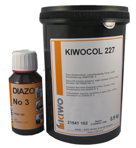 Kiwocol 227  Su ve Solvent Bazlı Mor Emisyon + Diazo